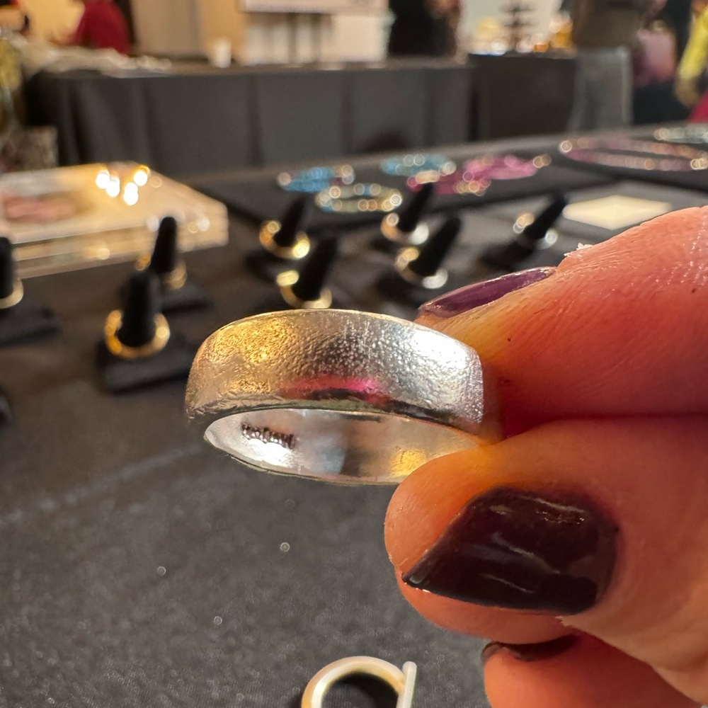 Hand Forged Silver Rings - Picture 3 of 6